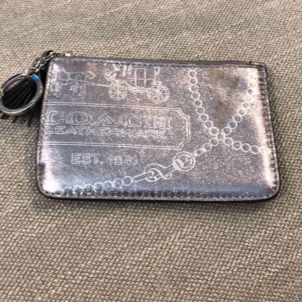 Coach key chain wallet